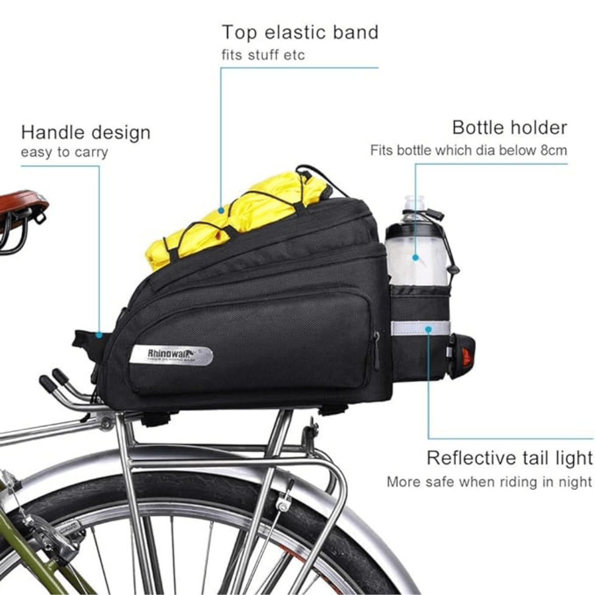 Rhinowalk Trunk Bag - Alter Ego Bikes