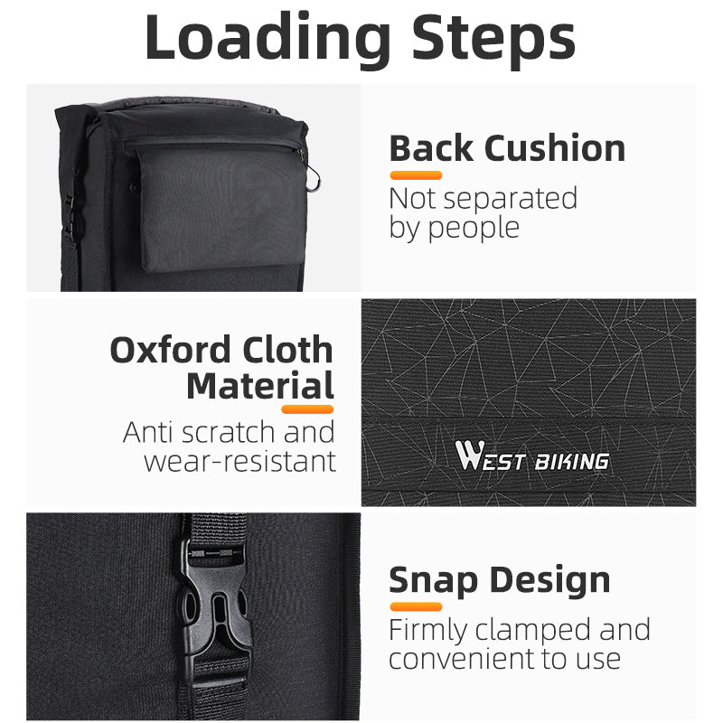 West Biking Pannier Backpack - Alter Ego Bikes