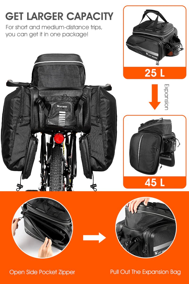 West Biking Trunk Bag - Alter Ego Bikes